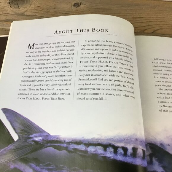 Readers Digest Foods That Harm Foods That Heal 1996 Hardcover A-Z Guide To Safe - Picture 7 of 14